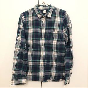 J.Crew tartan plaid flannel